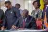 President Ruto during signing of the MoU. Photo/Courtesy